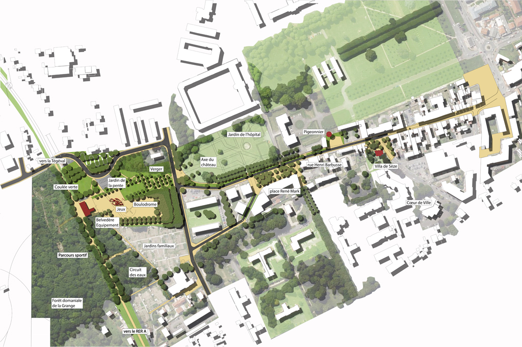 Descente de la forêt Limeil-Brévannes (FR) Ville de Limeil-Brévannes © RETHINK