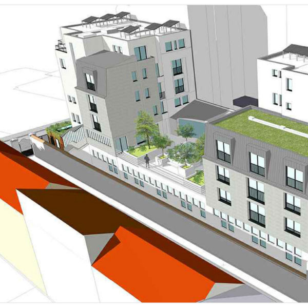 23 rue d'Alleray Paris (FR) Toit et Joie © RETHINK