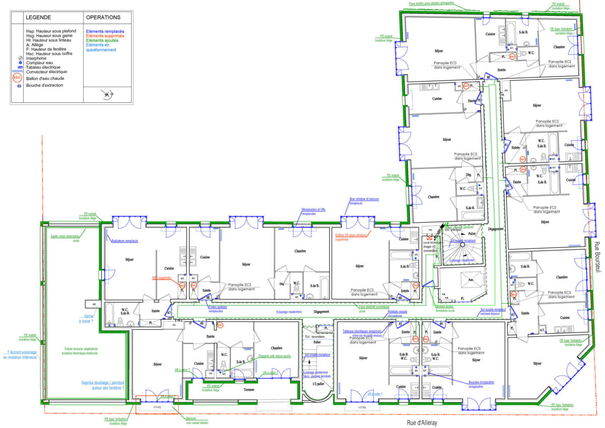 17 rue d'Alleray Paris (FR) Toit et Joie © RETHINK