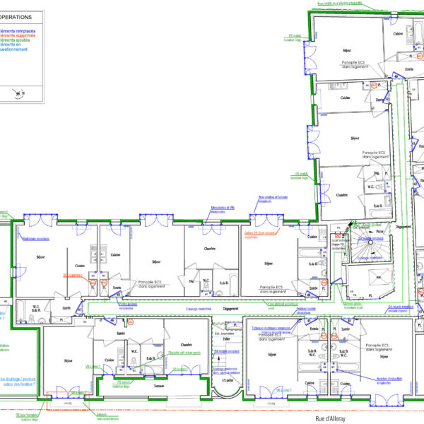 17 rue d'Alleray Paris (FR) Toit et Joie © RETHINK
