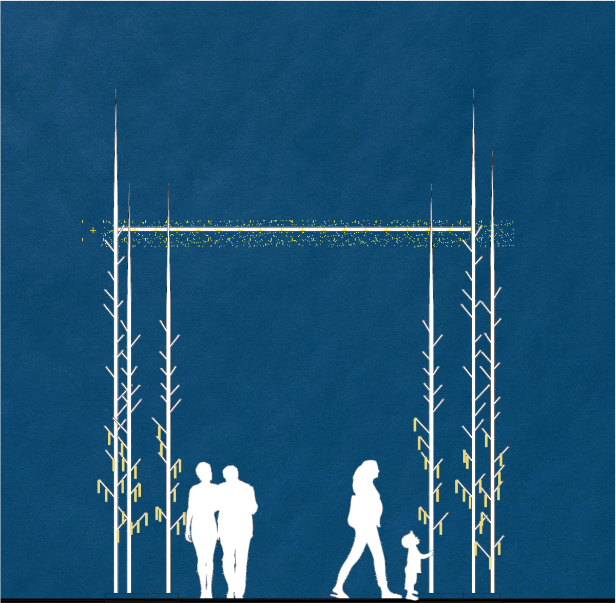 Installation éphémère pour noël, Manege - Saint Petersbourg (RU)