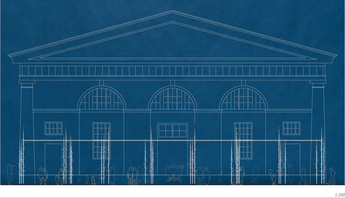 Installation éphémère pour noël, Manege - Saint Petersbourg (RU)