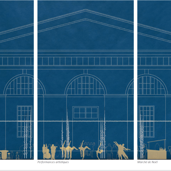 Installation éphémère pour noël, Manege - Saint Petersbourg (RU)