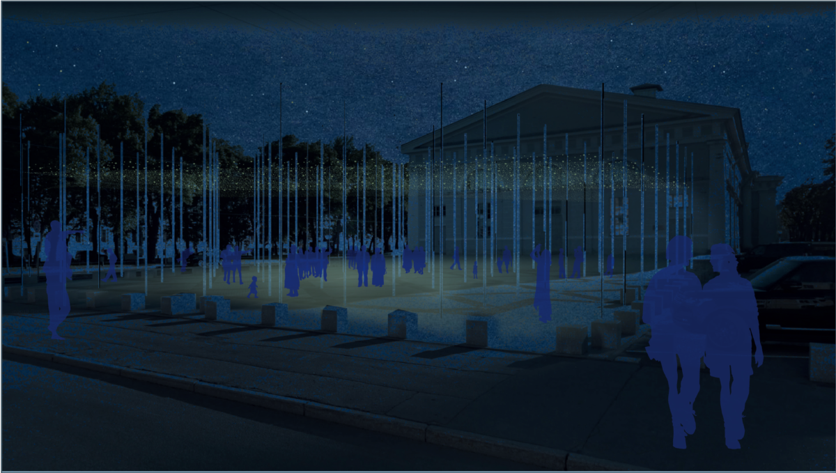 Installation éphémère pour Noël Manege - Saint Petersbourg (RU)