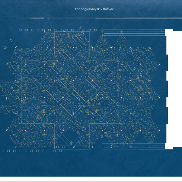 Installation éphémère pour noël, Manege - Saint Petersbourg (RU)