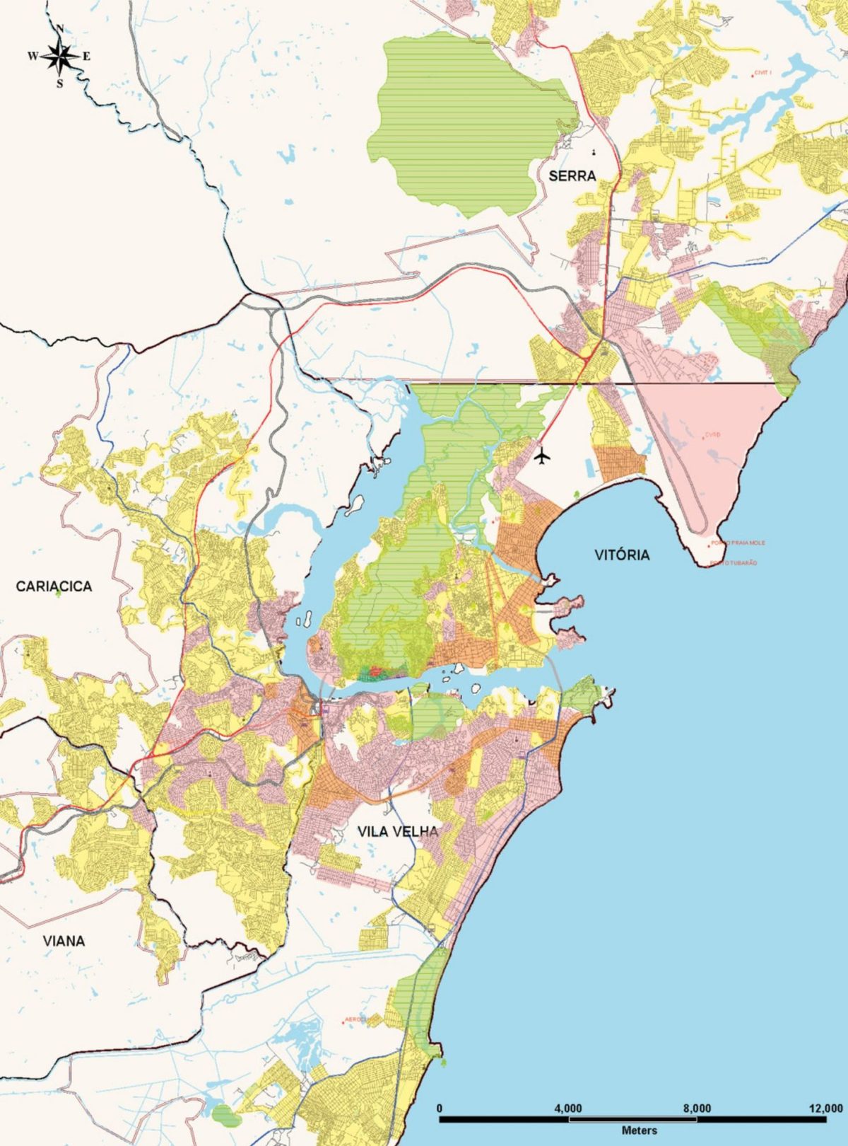 Développement métropolitain et solidarités territoriales - Mutation des structures urbaines autour de la baie de Vitoria (BR)