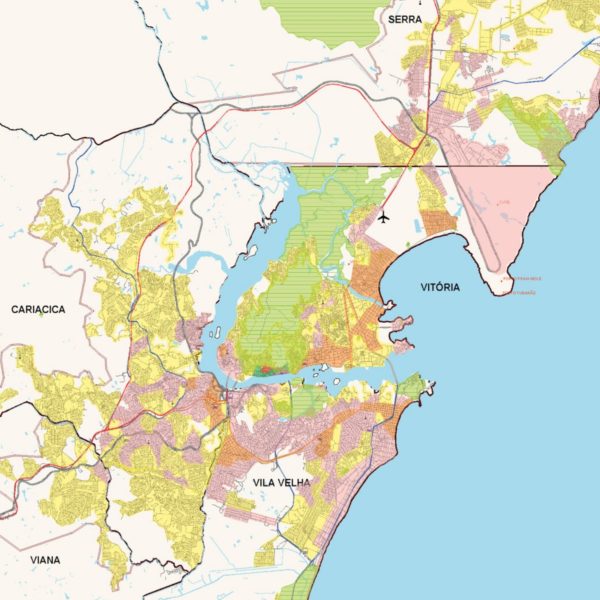 Développement métropolitain et solidarités territoriales - Mutation des structures urbaines autour de la baie de Vitoria (BR)