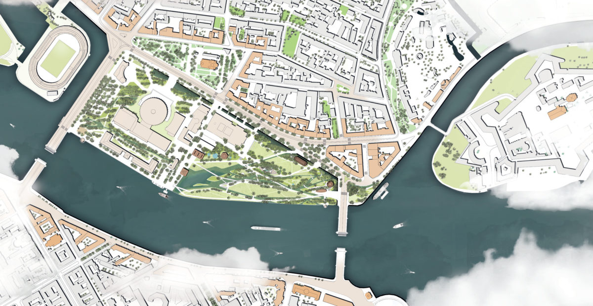 Tuchkov Buyan park competition RU-Saint Petersburg © Praxys