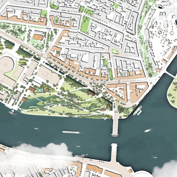 Tuchkov Buyan park competition RU-Saint Petersburg © Praxys