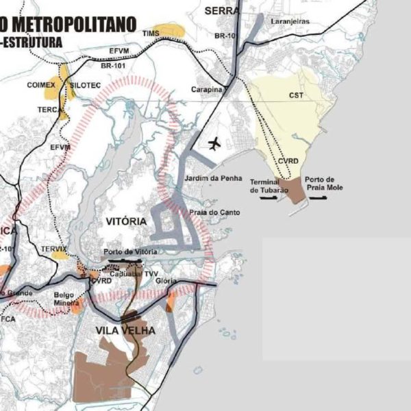 Développement métropolitain et solidarités territoriales - Mutation des structures urbaines autour de la baie de Vitoria (BR)