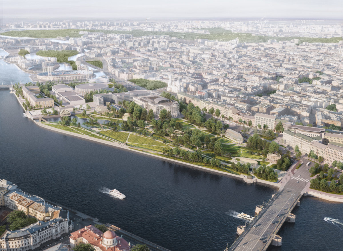 Tuchkov Buyan park competition RU-Saint Petersburg © Praxys