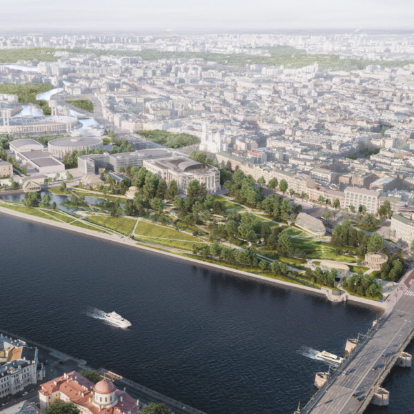 Tuchkov Buyan park competition RU-Saint Petersburg © Praxys