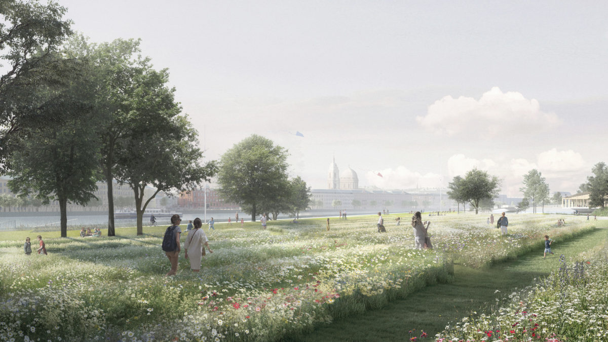 Tuchkov Buyan park competition RU-Saint Petersburg © Praxys