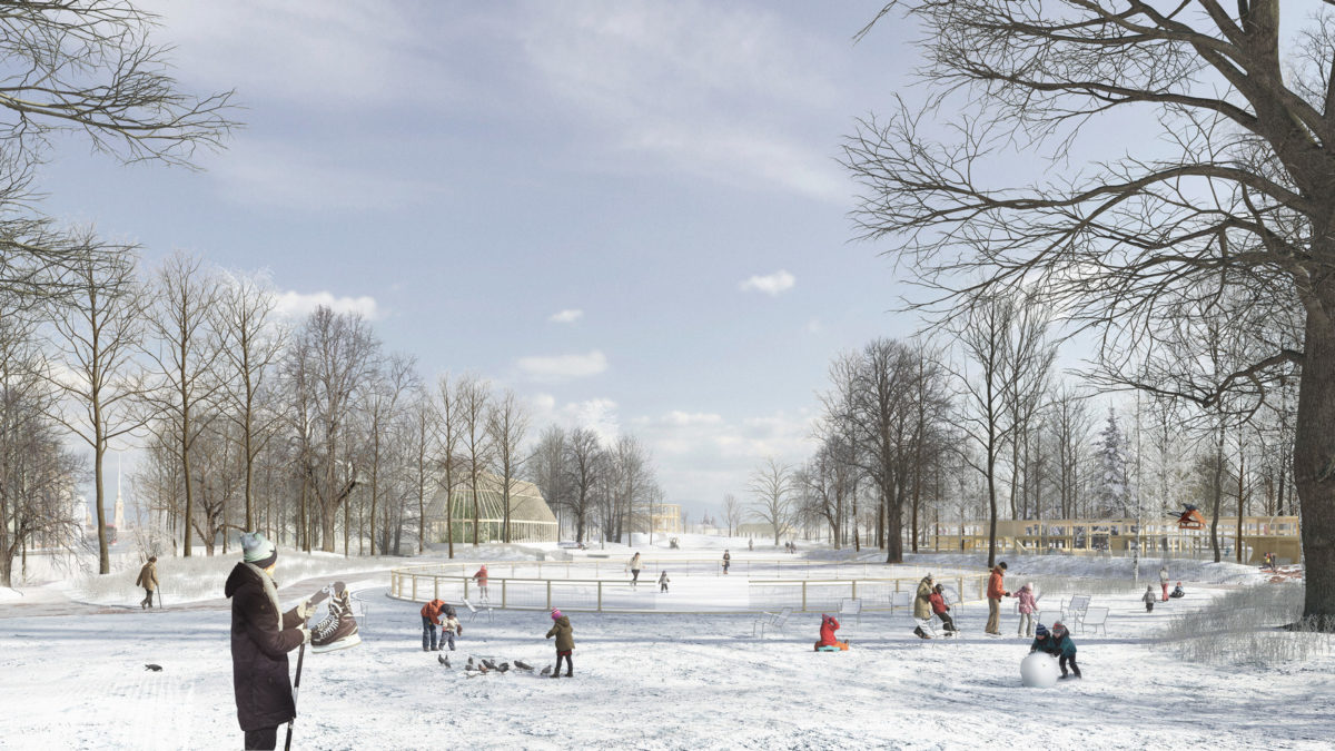 Tuchkov Buyan park competition RU-Saint Petersburg © Praxys