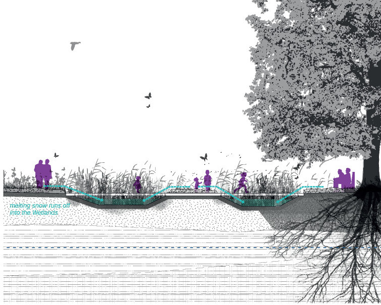 Tuchkov Buyan park competition RU-Saint Petersburg © Praxys