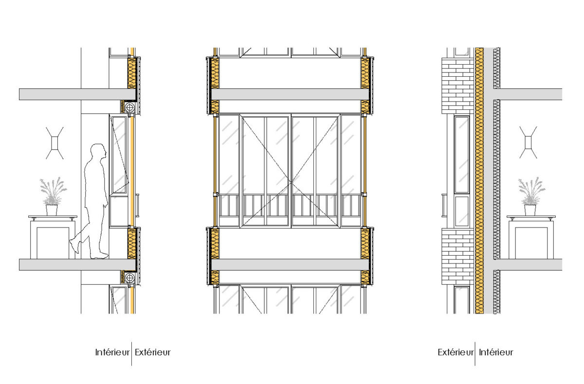 17 rue d'Alleray Paris (FR) Toit et Joie © RETHINK