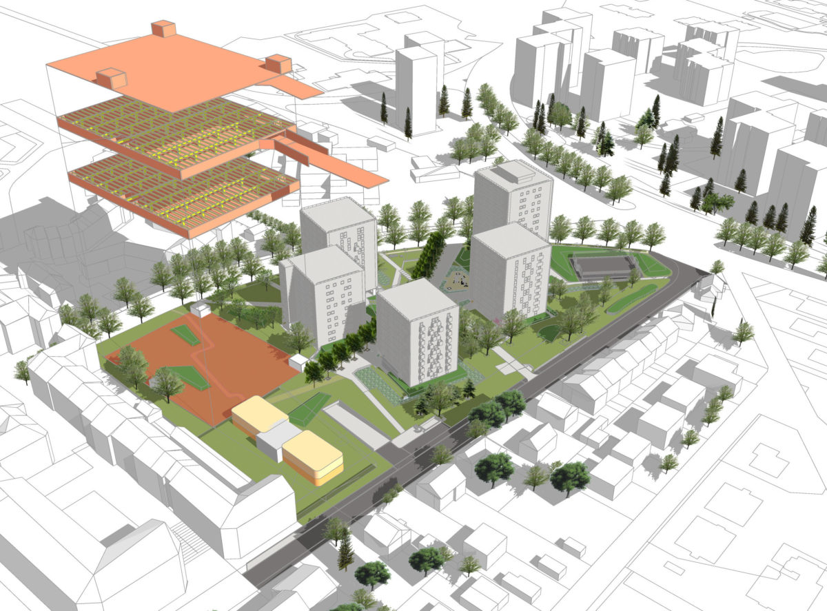 Limeil-Brévannes parking Hêtraie Paris Habitat RETHINK
