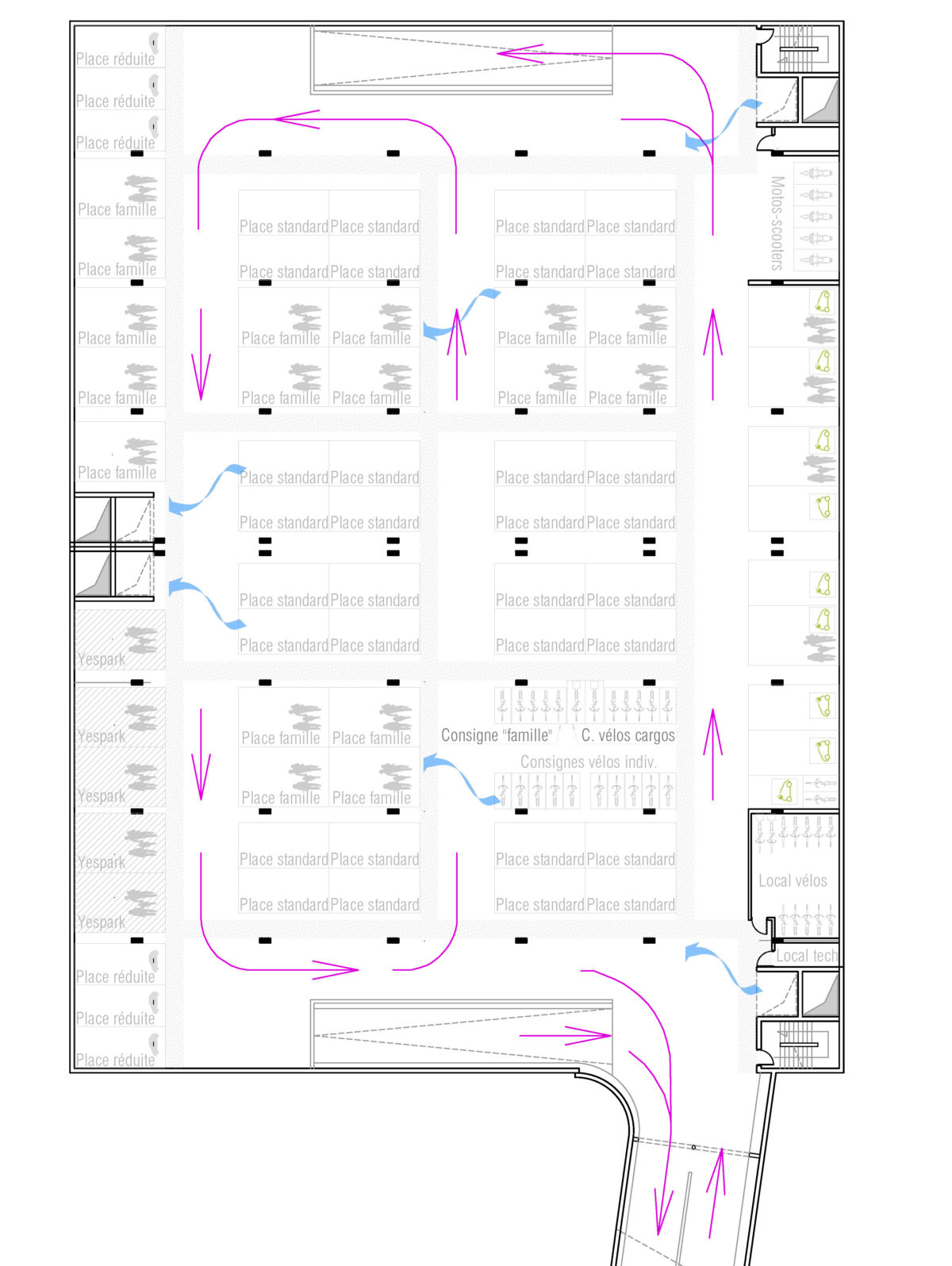 Limeil-Brévannes parking Hêtraie Paris Habitat RETHINK