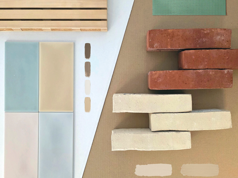 Réhabilitation 75 rue des Amandiers Paris Mood Board par Rethink